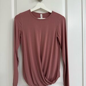 lululemon athletica Dusty Rose Long Sleeve Top